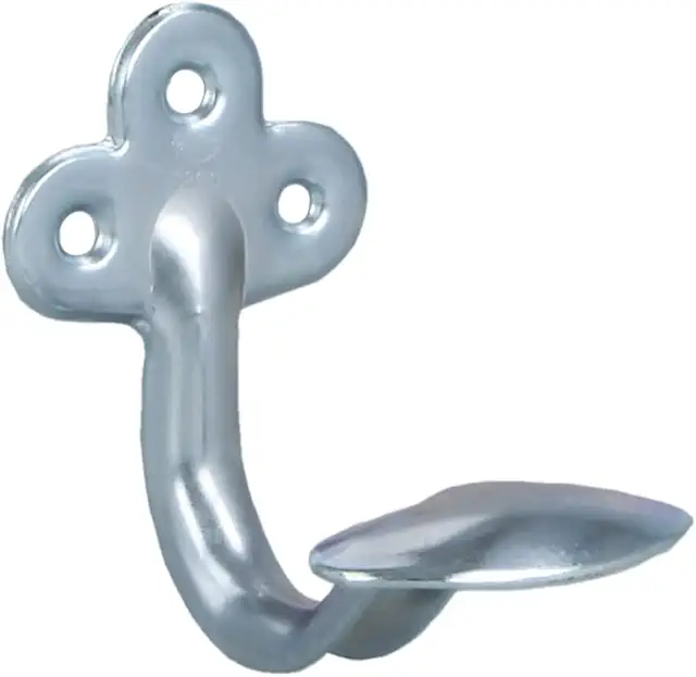 Gancho de Pared Metálico Amig Mod.2 - Hierro Cincado para Ropa y Bolsos