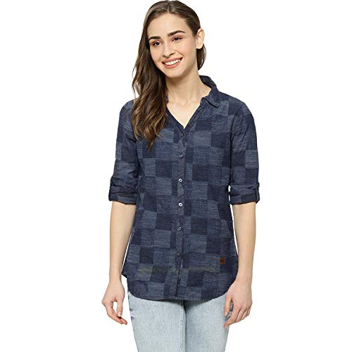 Image of PINACOLADA Women's Checkered Casual Shirt