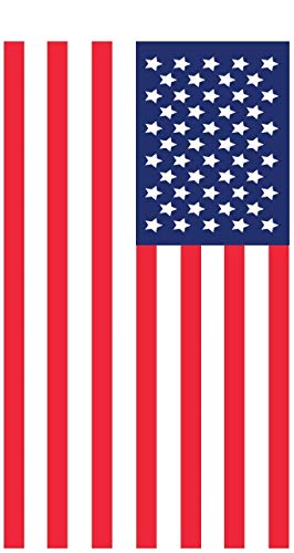 Towel USA Patriotic American Flag Decorative Beach Towel 30 x 60 Soft Cotton Velour Towel Ideal for The Beach Pool Sunbathing Towel USA Patriotic American Flag Decorative Beach Towel 30" x 60" Soft Cotton Velour Towel Ideal for The Beach Pool Sunbathing