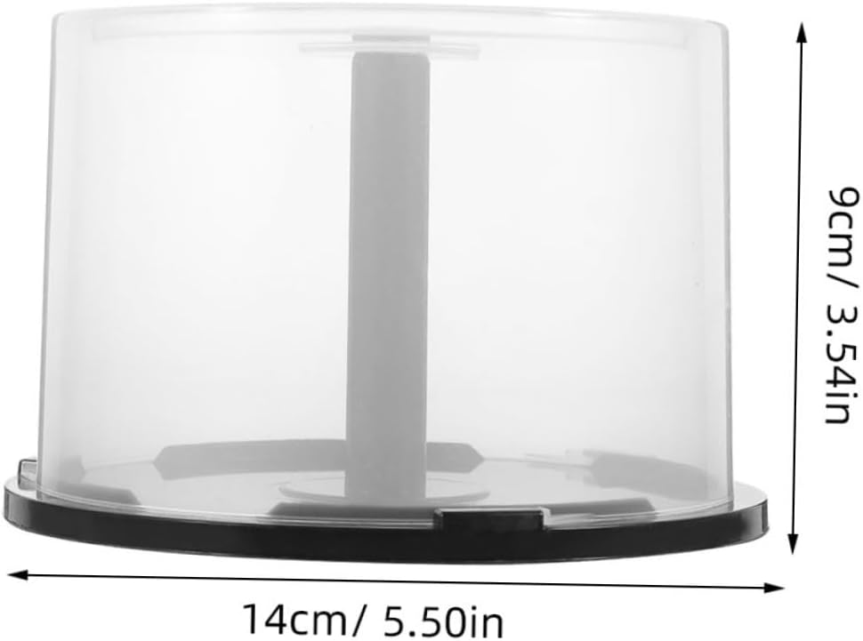 3pcs Box Plastic Cd Storage Container Empty Cd Storage Holder Lids for Home