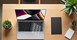Se7enline Compatible with MacBook Air 15 &13.6 inch Keyboard Cover Skin, Mac Book Pro 14 & 16 inch for M5 M4 M3 M2 M1 Chip,Clear - Image 2