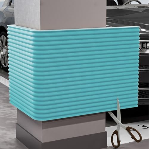 Car Door Wall Protector - NBR Foam Column Guard, 0.4in Thick Anti-Scratch Bumper Strips for Parking, 3.1x393.7in (0.08x10m) Corner Edge Protection
