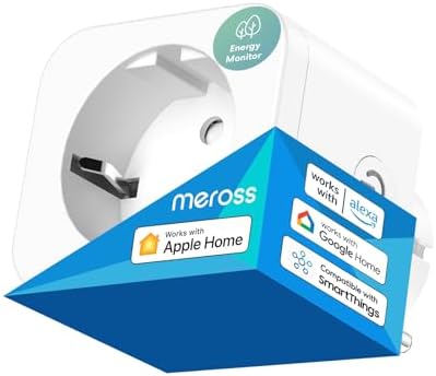 Meross Enchufe Inteligente Medir Consumo HomeKit, Control Remoto ...