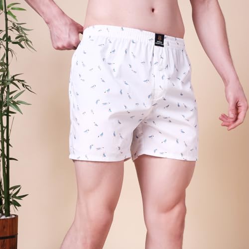 Image of Urban Scottish Ultra-Comfortable Men's Boxer Pants - 100% Cotton Material with A Stylish Print - Soft and Stretchy Elastic Waist Band - Dynamic Movement and Hardwearing Stitching - Breathable with A Gentle Snug Fit