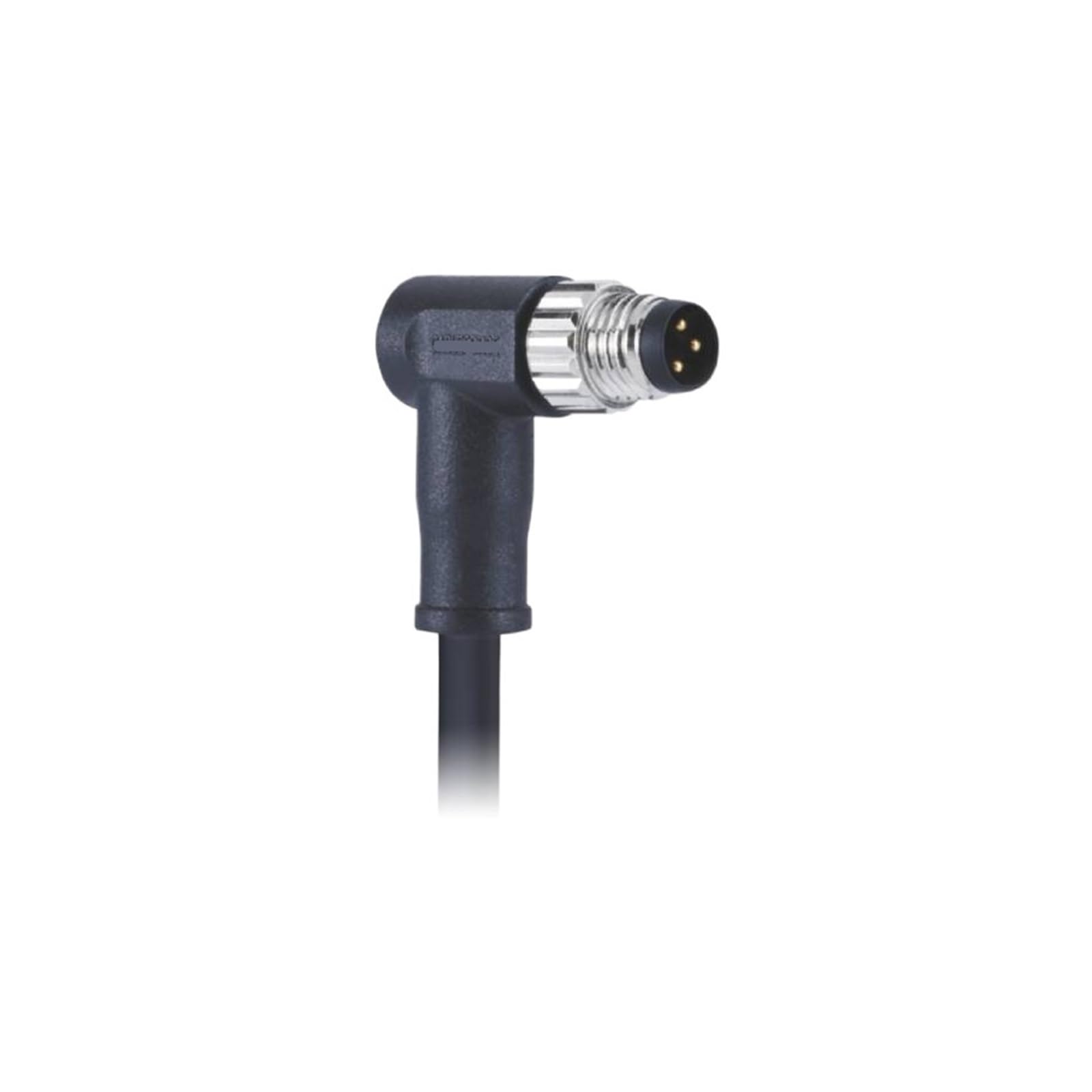 Conector impermeable M8 para aviación y sensores con cable de 3 pines código A