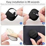 2 Pack for Airtag & Moto Tag Sticker Adhesive Mount, for Airtag Fabric Holder Case with 3M Adhesive Stick on Wallet/TV Remote/Car/Luggage/Bags/Drones, Full Protective Cover for Air Tags, Lightweight - Image 9