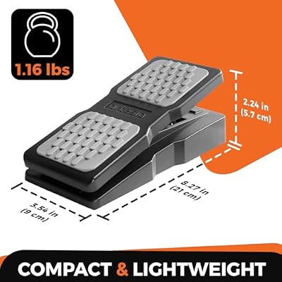 Artesia AP-EX Universal Expression Pedal with Polarity Switch and Non-Slip Surface for Keyboards,MIDI Controllers, Synthesizers, and Guitar Effects Pedals