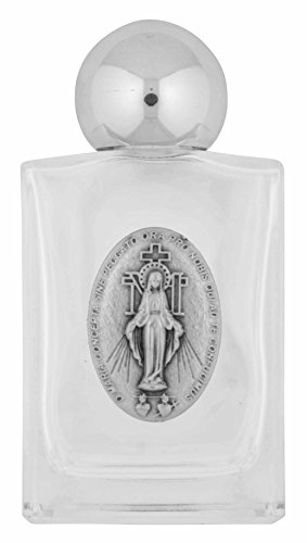 Botella de cristal de agua bendita por venerare