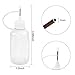 DEPEPE 30pcs Needle Applicator Tip Bottles, 1oz 30ml Translucent Glue Bottles, with 5 Plastic Funnels, for DIY Quilling Craft, Acrylic Painting