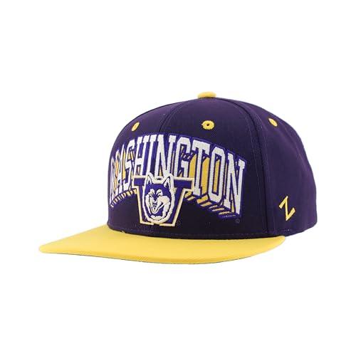 Gorra Snapback Plana Washington Huskies NCAA Oficial miniatura 1