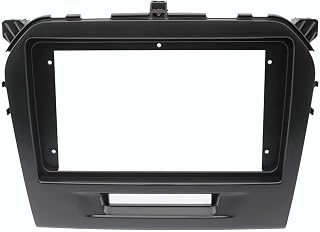 Marco De Radio para Vitara 2015-2020 9 Pulgadas 2 DIN Cubierta Unidad Principal Kit Molduras