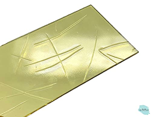 Ersatzglas für Grablaterne | Grablicht - Gussantik Gelb - nach Wunschmaß - 135 mm x 75 mm Cover