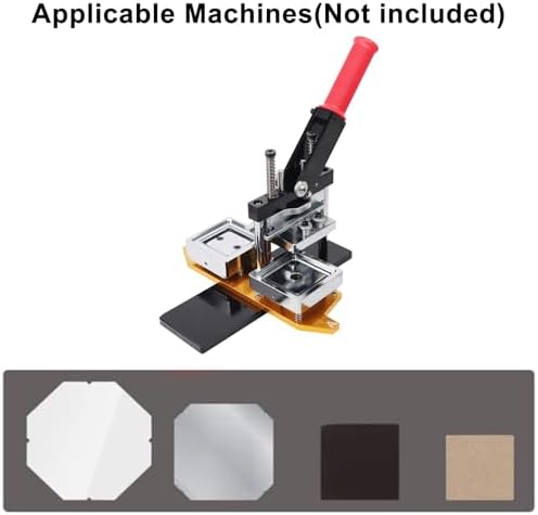 500 Sets DIY Square Refrigerator Magnet Making Kit - 80mm x 80mm with Metal Casing, Cardboard Backing & Protective Film - Perfect for Creative Projects and Crafts
