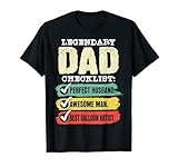 Ballonkünstler Papa Ballonkünstler Vatertag T-Shirt