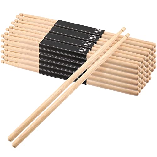 Soujap 24 Pairs Maple Wood Drum Sticks (48 pcs)