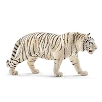 Schleich Wild Life Realistic White Tiger Figurine - Authentic and Highly Detailed Wild Animal Toy, Durable for Education and Fun Play for Kids, Perfect for Boys and Girls, Ages 3+