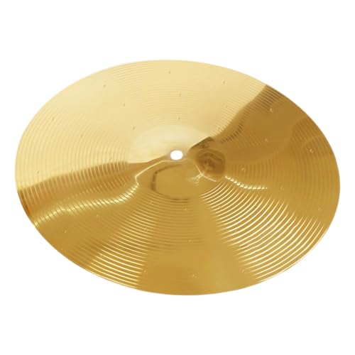 HANABASS Practice Drum Cymbal Metal Jazz Crash Cymbal Lightweight and Portable Workmanship for Performance for Drummers and Music Enthusiasts