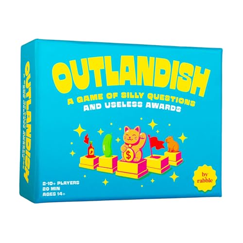 Rabble Outlandish - Answer Silly Questions and give Out Useless Awards | 2-10 Players | 150 Questions and 75 Awards