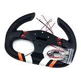 volante kart crg Aplicación universal: compatible con la mayoría de los adaptadores de cubo estándar, universal para la mayoría de los autos de carreras con un diámetro de 12 pulgadas / 30 cm.