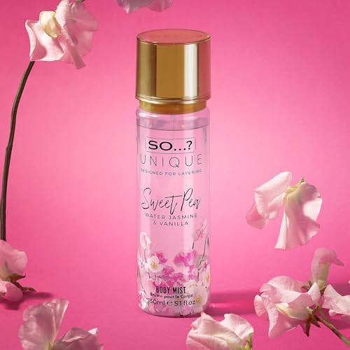 Image of Unique Body Mist - Sweet Pea by So? for Women - 5.1 oz Body Mist - Pack of 3