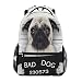 Gefängnis Schlechter Hund Schulter Student Rucksacks Bookbags Kinderrucksack Büchertasche Rucksäcke für Teen Mädchen Jungs