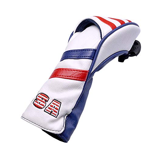 GOOACTION USA Golf Club 3 5 Fairway Wood Headcover American Stars and Stripes Flag Synthetic Leather Patriotic Head Covers Protector - Image 5