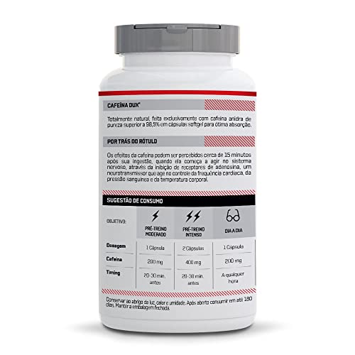 Dux Nutrition, TK.JP, Cafeína - Pote 90 Cápsulas