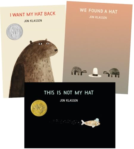 Jon Klassen's Hat Trilogy 3-Book Collection - I Want My Hat Back, This Is Not My Hat, We Found a Hat (Ages 4-8)