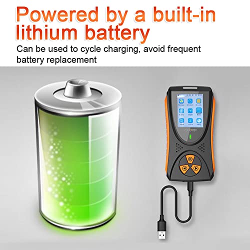 Geevorks Geiger Counter Nuclear Radiation Detector,X, β and γ Rays Tester Electromagnetic Nuclear Radiation Detector Real Time Monitoring Automatic Exceedance Alarm with Fault Self-check Function