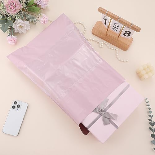 60 Stück Versandtaschen Rosa, 3 Größen Versandbeutel Versandtüten für Kleidung Packung Dokumente Wasserdichter Verpackungsbeutel mit Selbstklebeverschluss
