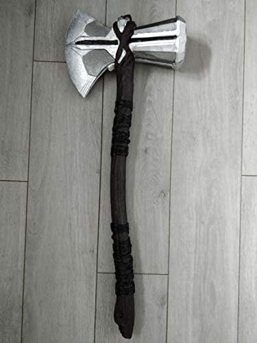 Thor Foam Stormbreaker Mjolinor Axe Hammer Cosplay Prop Replica Marvel Avengers 'Infinity War' Latex Convention Safe Costume Accessory