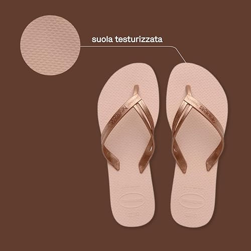 Havaianas - Elegance, Infradito Eleganti, Resistenti E Confortevoli Con Cinturini Alla Moda E Suola Antiscivolo, Donna - Immagine 2