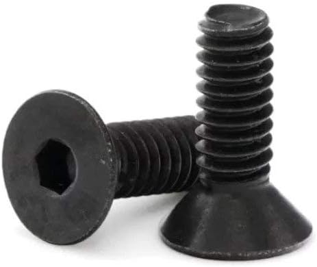 Black Oxide Stainless Steel Flat Head Socket Cap Screws #10-32 x 3/4" Qty 100