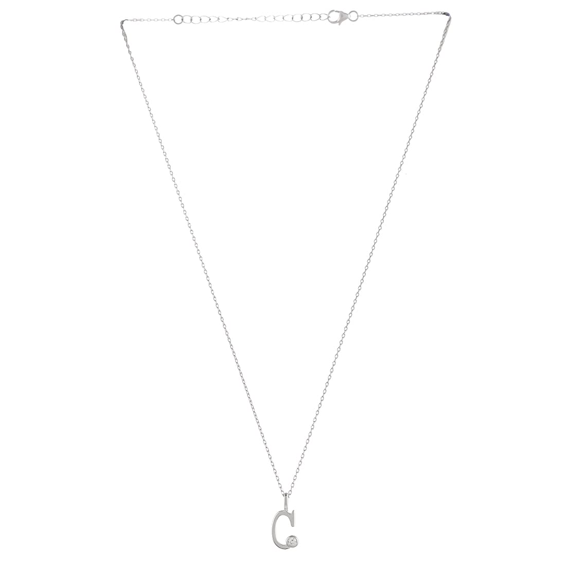 VOYLLA Alphabet C Round Cut CZ Pendant - Review, Price and Buying Guide