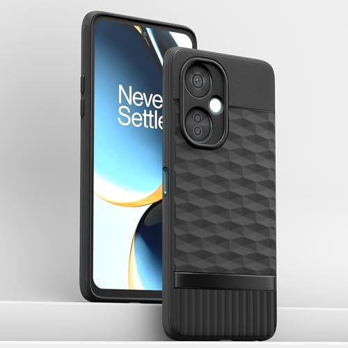 Image of Outlouders Bumper Case for OnePlus Nord Ce 3 Lite 5G | Full Camera Protection | TPU Soft Flexible Shockproof Back Cover (Black)