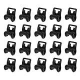 SG Store 20Pcs Tent Pole Clips Tent Hooks 9.5x12x7mm for Camping Picnic Mat Fixed