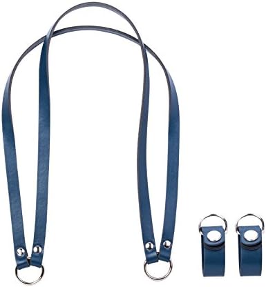 OBAG Doppia tracollina ecopelle ottanio per o moon con accessorio clip