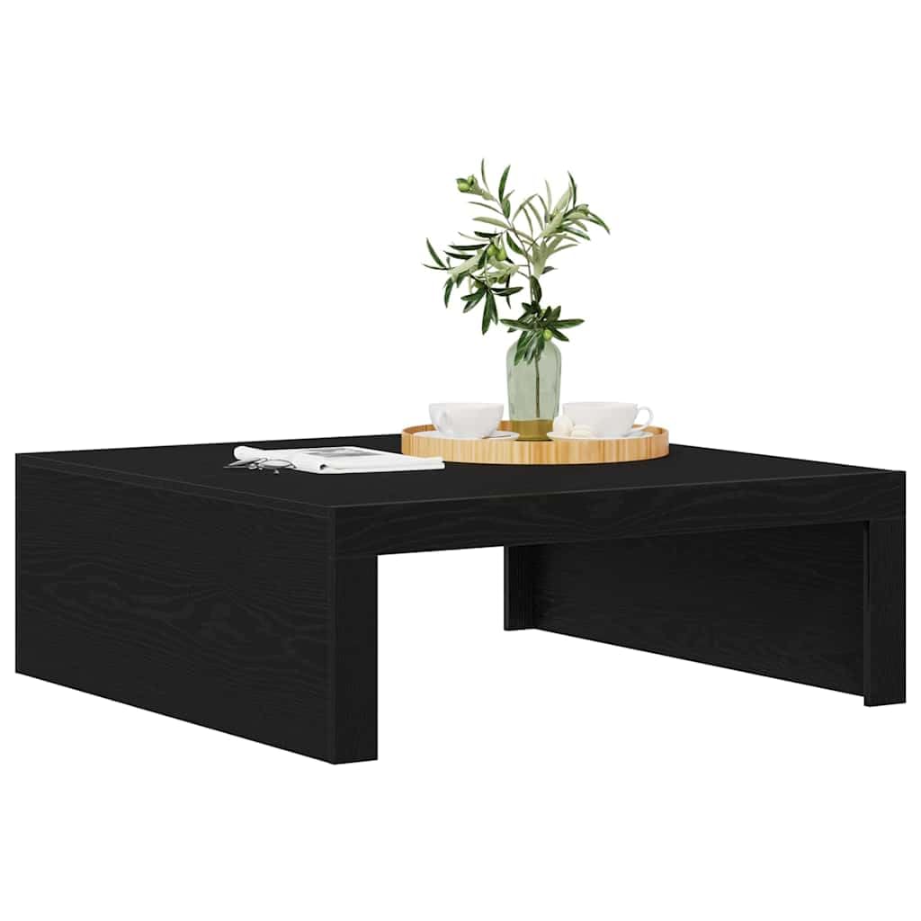 VIDAXL - Coffee Table - 100 x 100 x 35 cm - Black