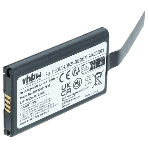 Batteria compatibile ad alta potenza | Capacità: 1000 mAh | Tensione: 3,7 V | Energia: 3,7 Wh | Tipo di cella: Li-Ion