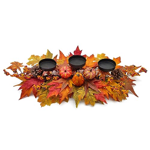 BAYN Fall Centerpieces for Table Decorations with Artificial Gourd Pumpkins by BAYN - Used condition - Image 6