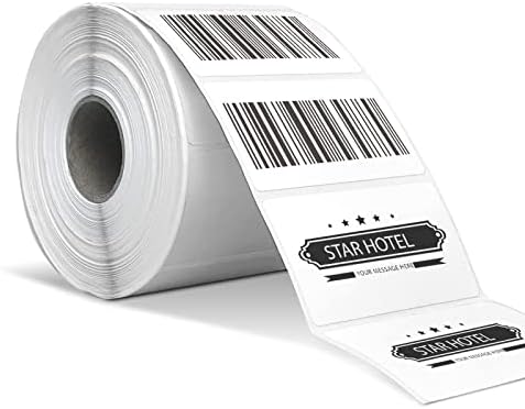Hotlabel 2" Pink Circle Thermal Sticker Label, Self-Adhesive Round Direct Thermal Label, Thermal Sticker for DIY Logo Design, QR Code, Name Tag, Inventory, Coding Dot Labels 800 Labels