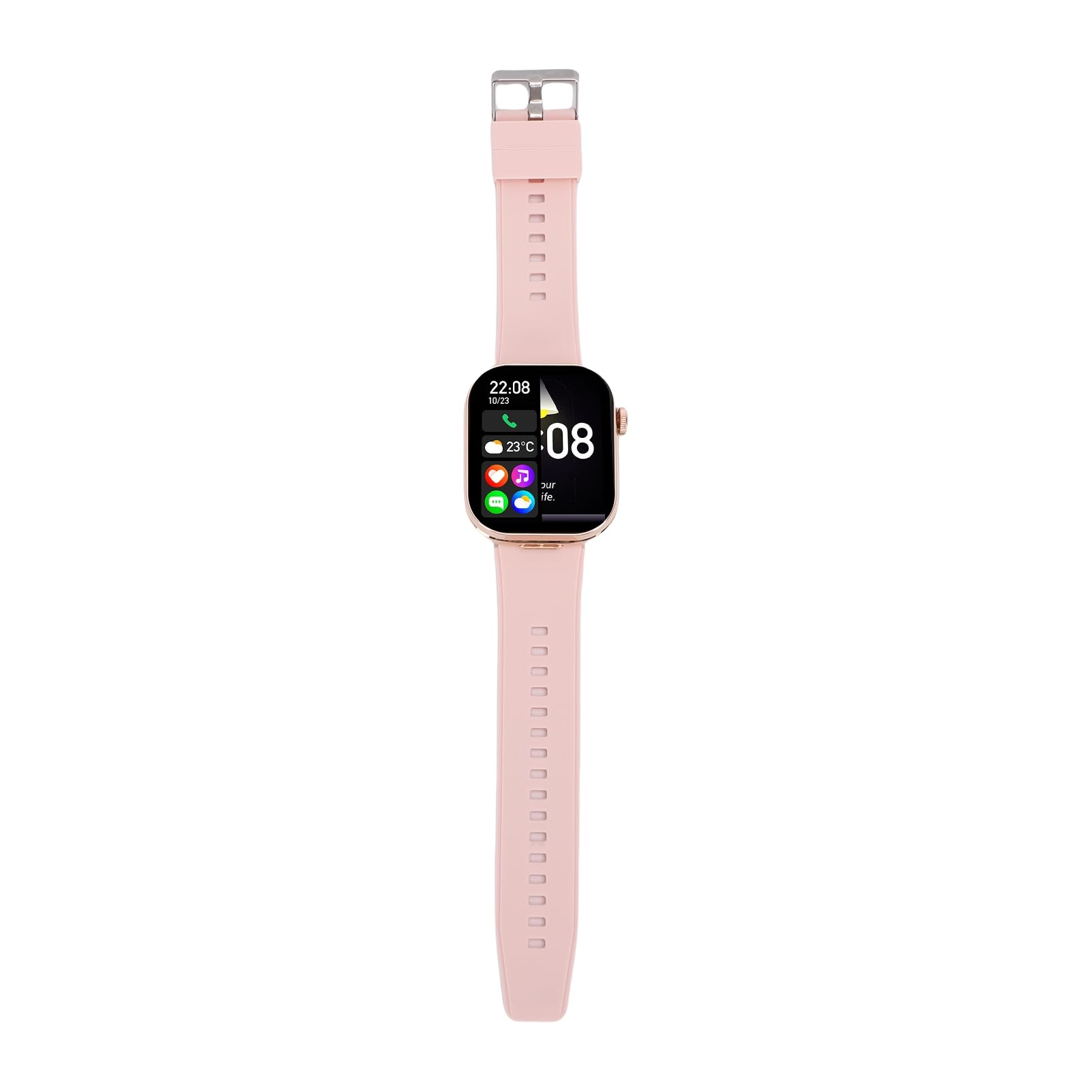 Domary Smartwatch con Auricolari Orologio Sportivo Touch Screen 2 in 1 per Appassionati di Fitness Viaggiatori ABS in Lega di Zinco TPU Display HD da 2,02 Pollici