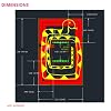 RYRR10S Multiprotocol Fully Integrated 13.56MHz RFID NFC Module ST CR95HF