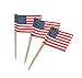 Darice 5300-99 100Piece, USA Flag Toothpicks