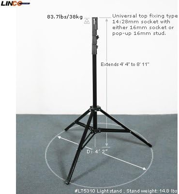 Britek#5310 Photography Studio Light Multi Swivel ClampGiant Light Stand