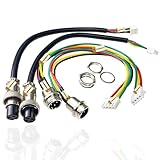 Lsgoodcare 4Pcs GX12-4pin Male Female Aviation Connector Power Electrical Terminal Socket Cable to 2.54MM Terminal 12MM 4Din Aviation Plug Sockets Cable to XH2.54MM Connector ﻿﻿