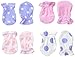 Gerber Baby Girls Apparel - 0 - 3 Months - Leopard, 4 Pack