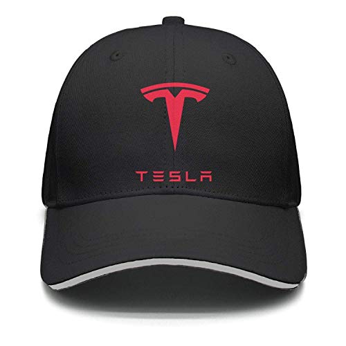 Zahhdasd Unisex Adjustable Tesla Logo Baseball
