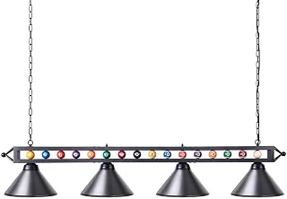 Wellmet Pool Table Light Over Table, 70inch Billiard Lighting Fixture