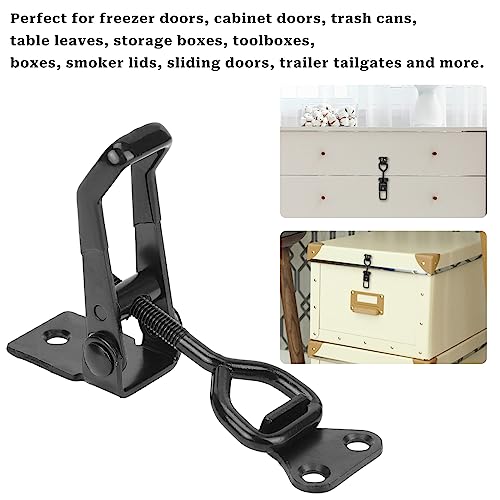Mozeat Lens 551501_1_WMJ2PWUL 2 Pcs Black Toggle Latch Clamp 300Lbs Heavy Duty Adjustable Toggle Clamp Pull Latch thumb #3